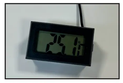 Instructions for use of digital thermometer