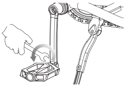 Razor rambler 20 Adult Electric Bike - Pedals 1