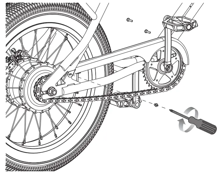 Razor rambler 20 Adult Electric Bike - Replacing the Chain 3