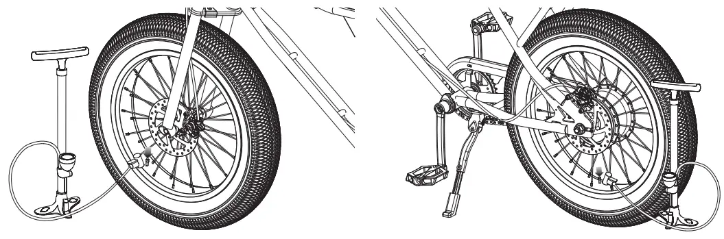 Razor rambler 20 Adult Electric Bike - Tires
