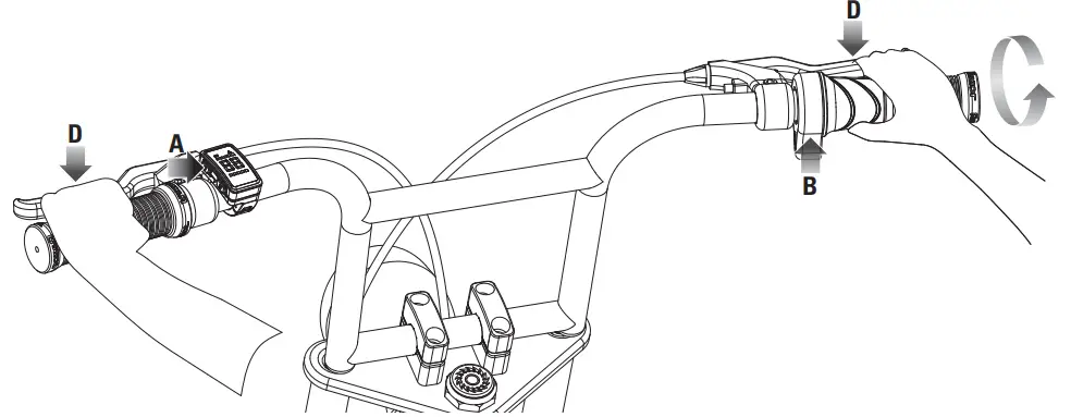Razor rambler 20 Adult Electric Bike - brake light