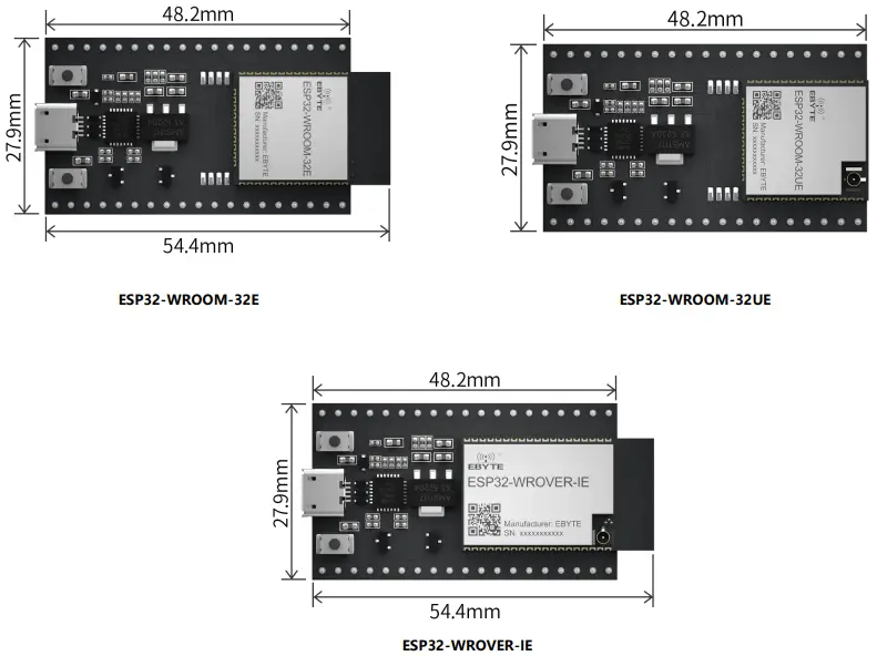 EBYTE ESP32 Series Development Board - Features