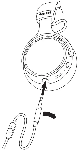 Teufel SUPREME ON Headphone - connector cable