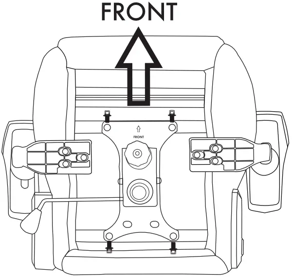 AQIRYS Fenrir Scaun Gaming Chair - front of the seat