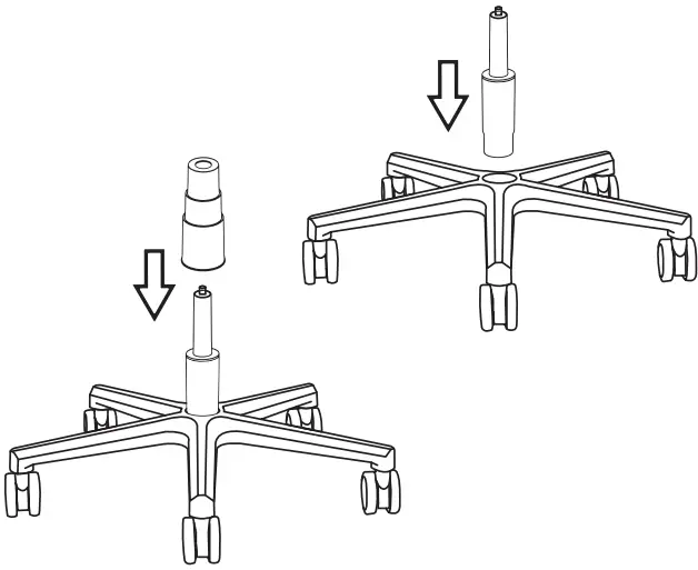 AQIRYS Fenrir Scaun Gaming Chair - gas cylinder