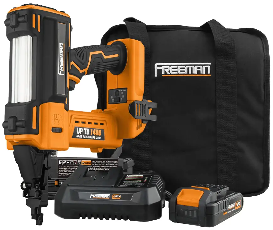 PE20V2118G2 20 Volt Cordless 2 in 1 18 Gauge Nailer Stapler