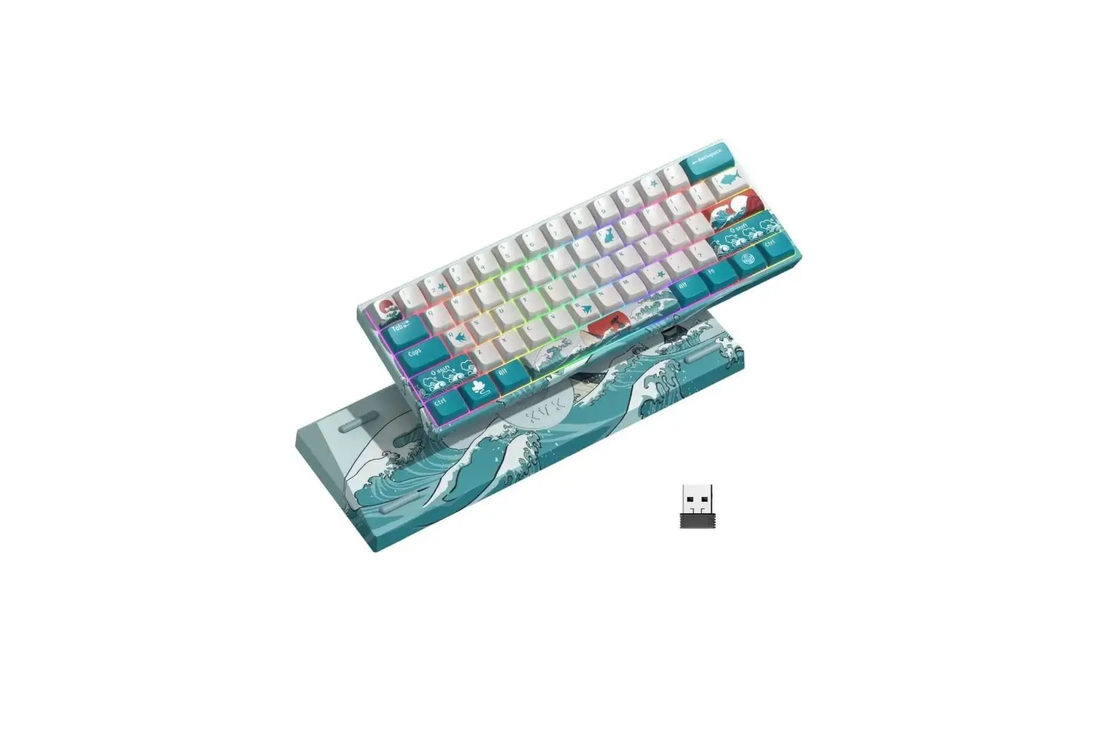 Xvx M87 Coral Sea Themed Mechanical Keyboard User Manual Xvx M87 Coral Sea Themed Mechanical Keyboard User Manual