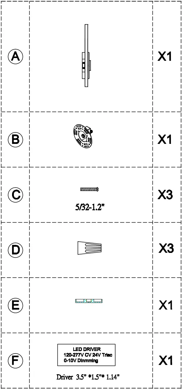 ET2 E42102 Gravity Small Outdoor LED Sconce - Package