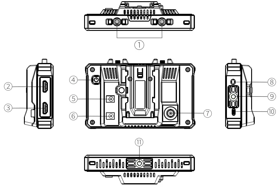 HOLLYLAND Mars M1 5 5 Inch Wireless Transceiver Monitor - fig1