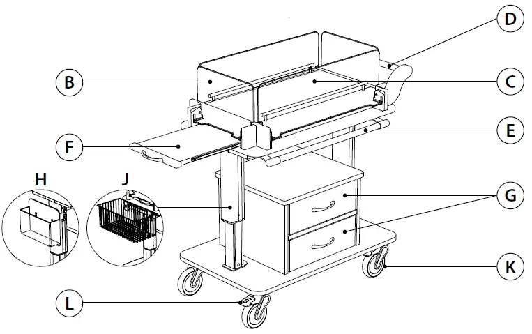 Amico-Jordan-and-Lily-Series-Height-Adjustable-Bassinets-FIG 3