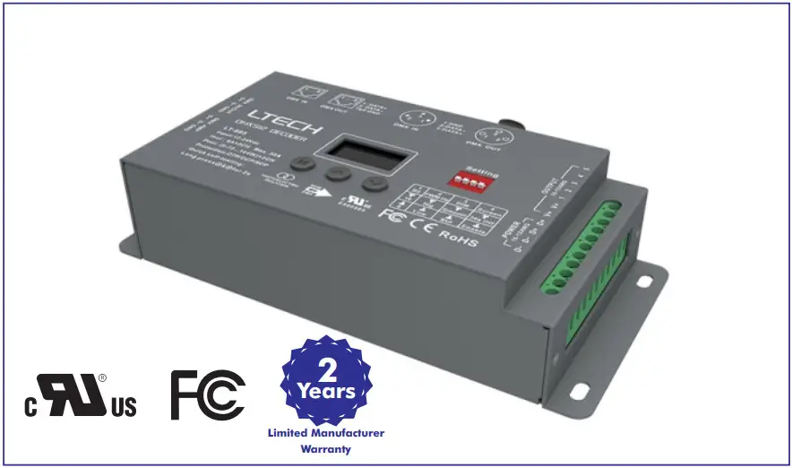 LED WORLD LIGHTING LT 995 DMX-RDM Decoder