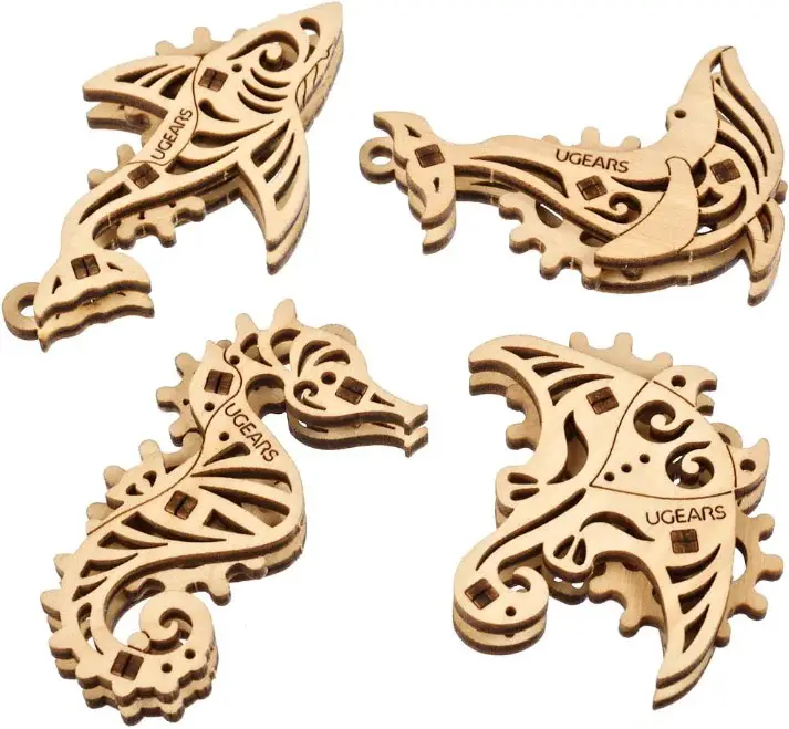 UGEARS 127 U-Fidgets Pacific Ocean