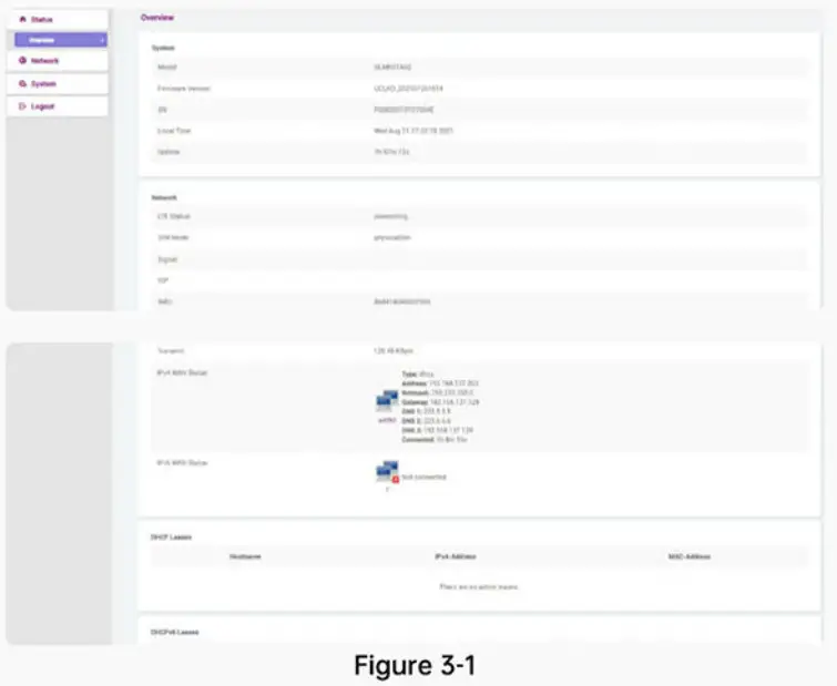 GlocalMe HomeFlex 4G LTE WiFi Router Mobile Hotspot Device - Statuse Overview