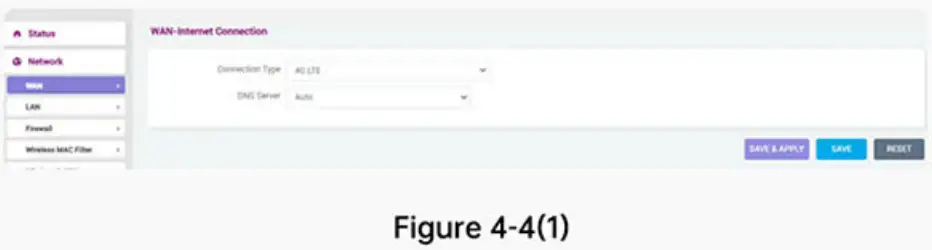 GlocalMe HomeFlex 4G LTE WiFi Router Mobile Hotspot Device - WAN Setting