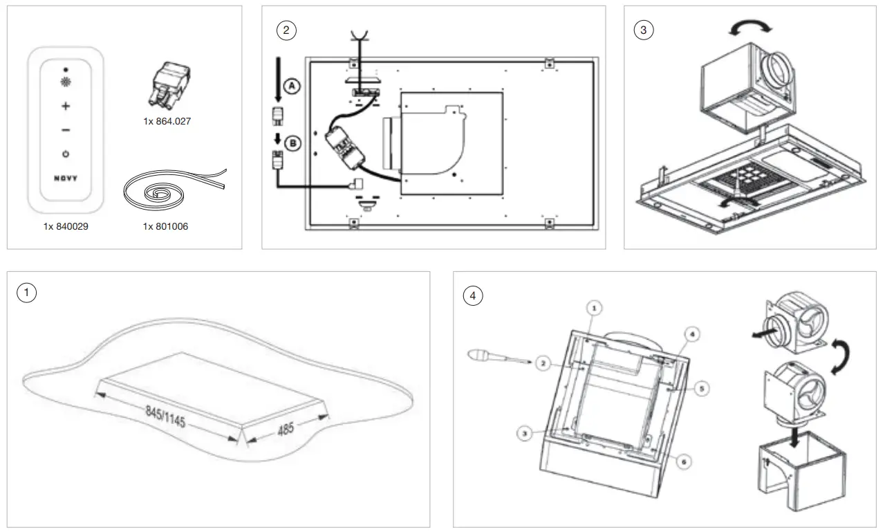 NOVY 6833 Series Pureline Cubic - fig 1