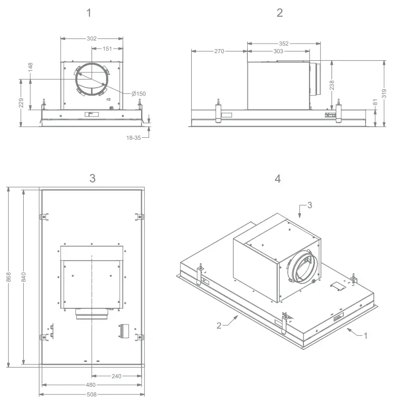 NOVY 6833 Series Pureline Cubic - fig 3