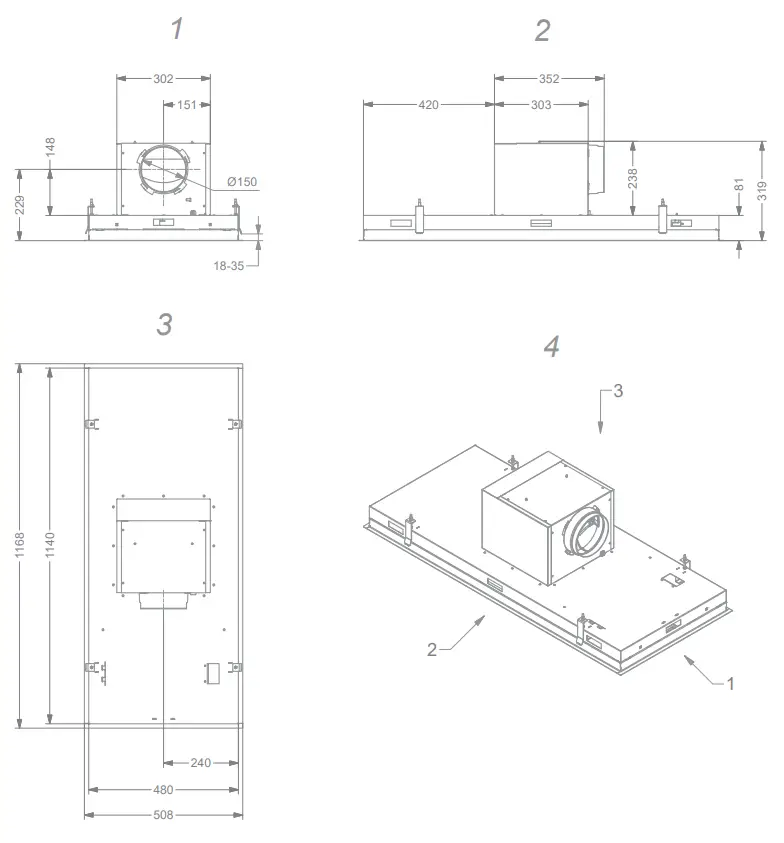 NOVY 6833 Series Pureline Cubic - fig 4
