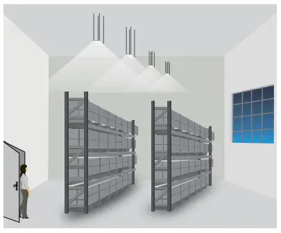 HYTRONIK HMW15 Surface Mount High Bay HF Motion Sensor - Photocell1