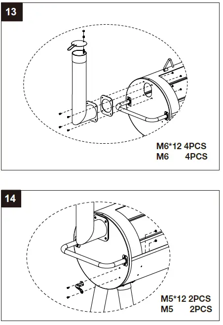 Captiva Designs E02GR016 Charcoal Grill with Offset Smoker-fig-10