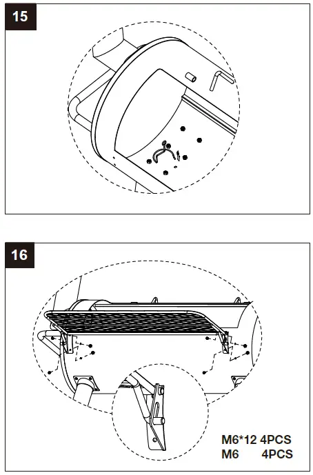 Captiva Designs E02GR016 Charcoal Grill with Offset Smoker-fig-11