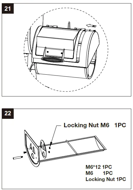 Captiva Designs E02GR016 Charcoal Grill with Offset Smoker-fig-14