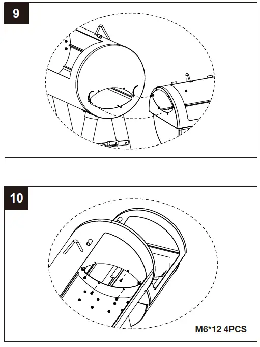 Captiva Designs E02GR016 Charcoal Grill with Offset Smoker-fig-8