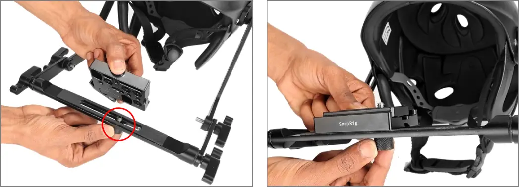 PROAIM P-CSHR-01 Surfer Helmet Rig Setup 4