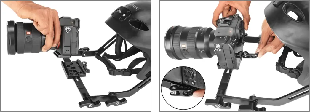 PROAIM P-CSHR-01 Surfer Helmet Rig Setup 7