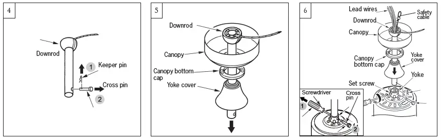 VISUAL COMFORT 14PRR52XXXD Series Ceiling Fan FIG-2