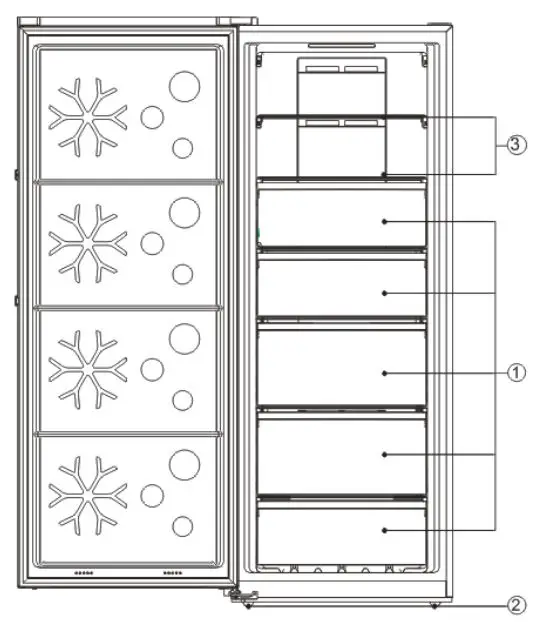 CHiQ-CSH380NWL3-Hybrid-Upright-Freezer-product-1