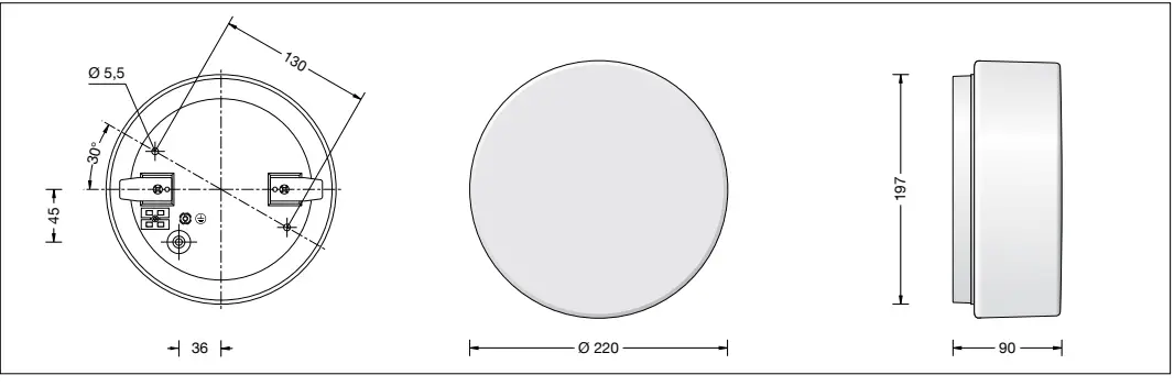 BEGA-12-150-Ceiling-and-Wall-Luminaire-for-Indoor-Use-FIG-1