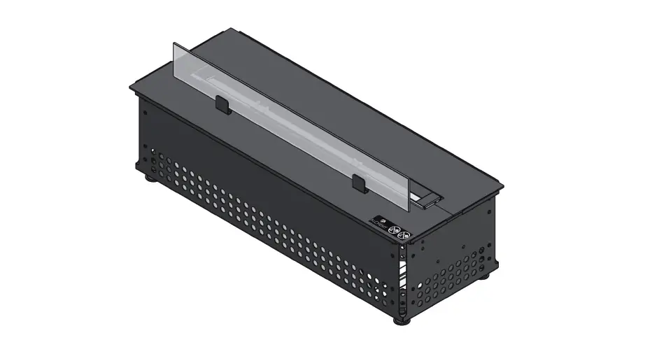 Alchemy Rb1500 Linear Bioethanol Burner With Remote Control User Manual