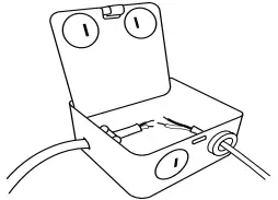 Sunco Lighting 13 Inch LED Ceiling Night Light Selectable CCT - wires