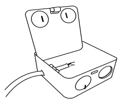 Sunco Lighting 13 Inch LED Ceiling Night Light Selectable CCT - wires13