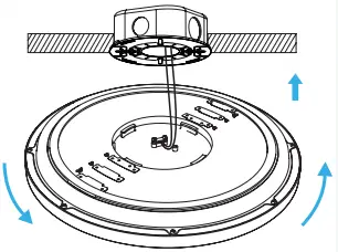 Sunco Lighting 13 Inch LED Ceiling Night Light Selectable CCT - wires30