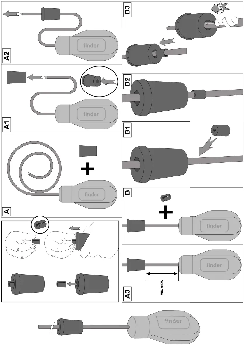 finder 72.A1 Float Level Switch - Figure 1