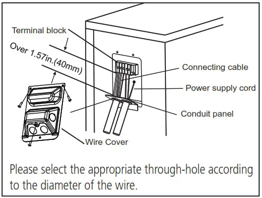 inventor LEUVI 24WFI Wall Mounted Unit Air Conditioning System - Installation 33