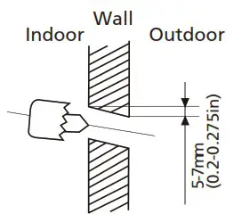 inventor LEUVI 24WFI Wall Mounted Unit Air Conditioning System - Installation 5