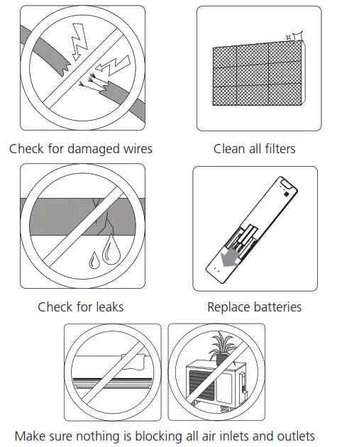 inventor LEUVI 24WFI Wall Mounted Unit Air Conditioning System - Maintenance 5