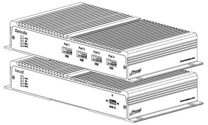 Newnex FireNEX-5000C USB SuperSpeed 5Gbps 4-Port Optical Repeater -