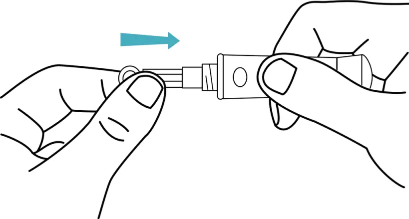 Install a lancet into the lancing device