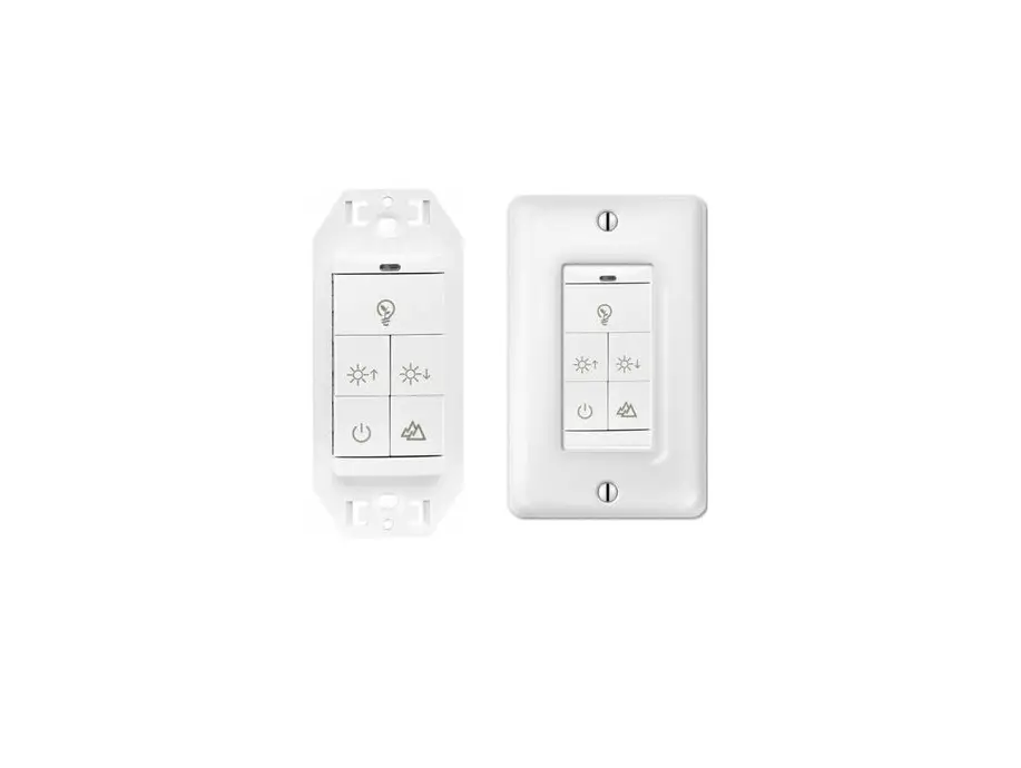 Earthtronics Ecwsbp 5 Key Battery Powered Wall Switch Instructions