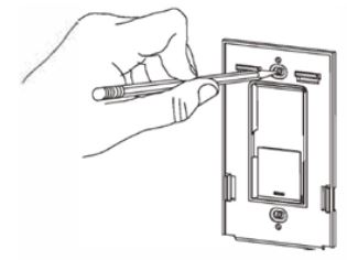 EarthTronics ECWSBP 5 Key Battery Powered Wall Switch Instructions - Mark the position you want to install