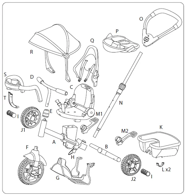 Little Tikes Tricycle 4-in-1 Trike Fif-2