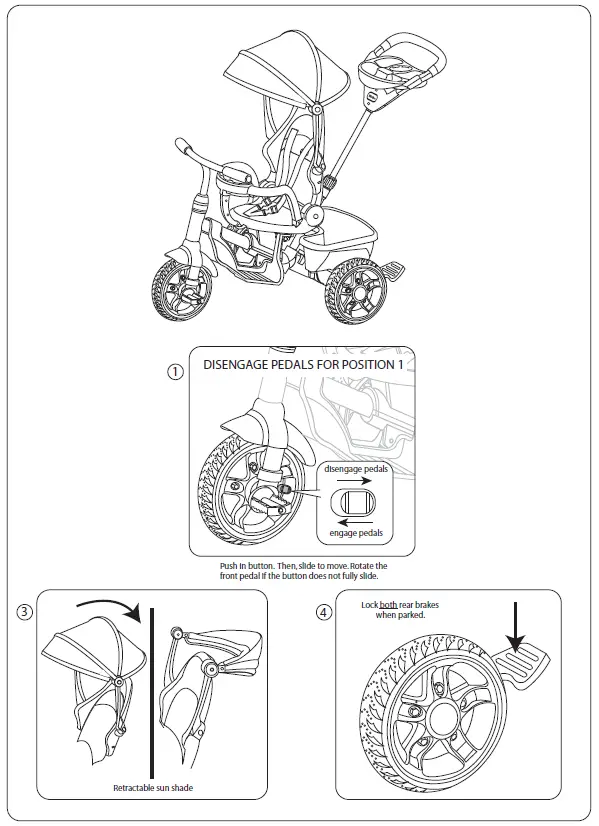Little Tikes Tricycle 4-in-1 Trike Fif-10