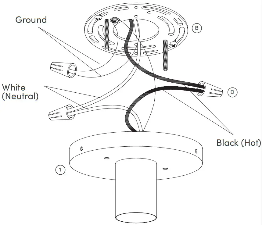 nathan james 11151 Jace Flush Mount - fig 6