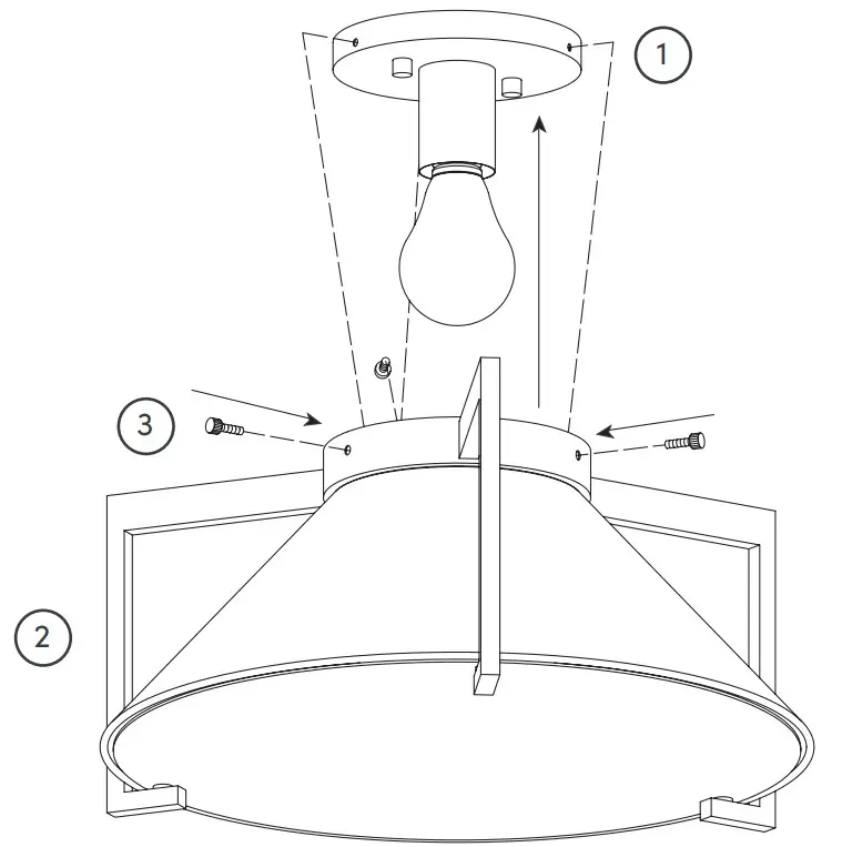 nathan james 11151 Jace Flush Mount - fig 9