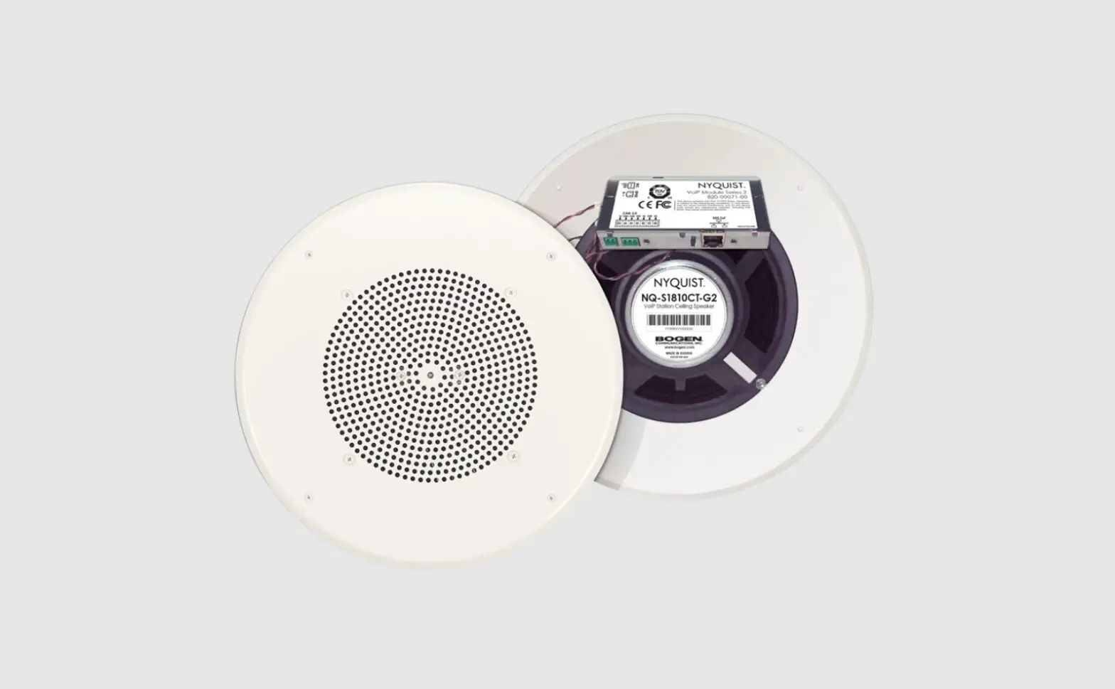 Lightspeed Nq-s1810ct-g2 Bogen Voip Speaker Interface Instructions