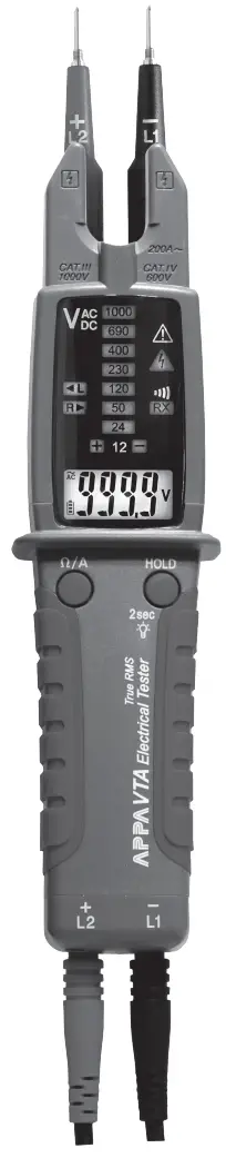 APPA VTA True RMS Electrical Tester