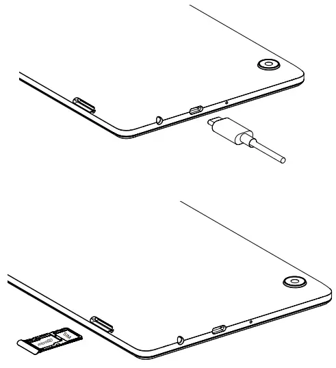 TCL TAB 8 Wi Fi Android Tablet - Charging Port
